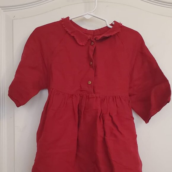 Little Creative Factory red dress size 4 - Picture 6 of 7